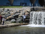 Мини-водопад. Любимое среди посетителей место для фотосъёмок