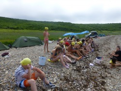 The Far Eastern Marine Reserve helped children with their first field research